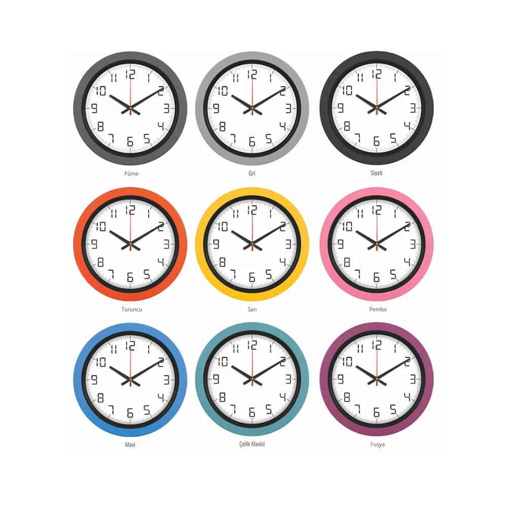 Plastik Kasa Duvar Saati OA-17701 Plastik Kasa Duvar Saati OA-17701